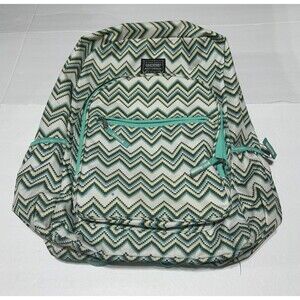 Eastsport Chevron Geometric Print Multipurpose Backpack Book Bag Y2K
